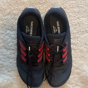 Merrell Men's Athletic Shoes in Black and Red